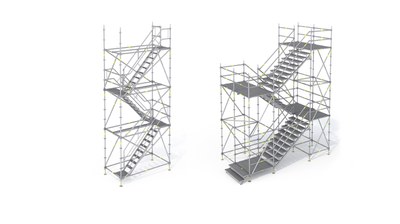 Výstupové schodišťové věže BRIO