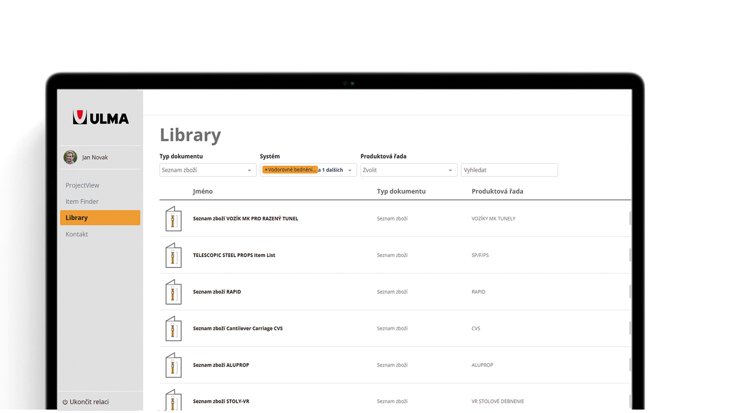 Více technických dokumentů a vyhledávač. Vše v sekci Library.
