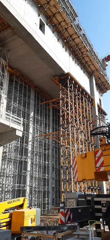 Podpůrná konstrukce MK prokazuje svou vysokou nosnost na stavbě závodu na zpracování odpadu v Pavii v Itálii