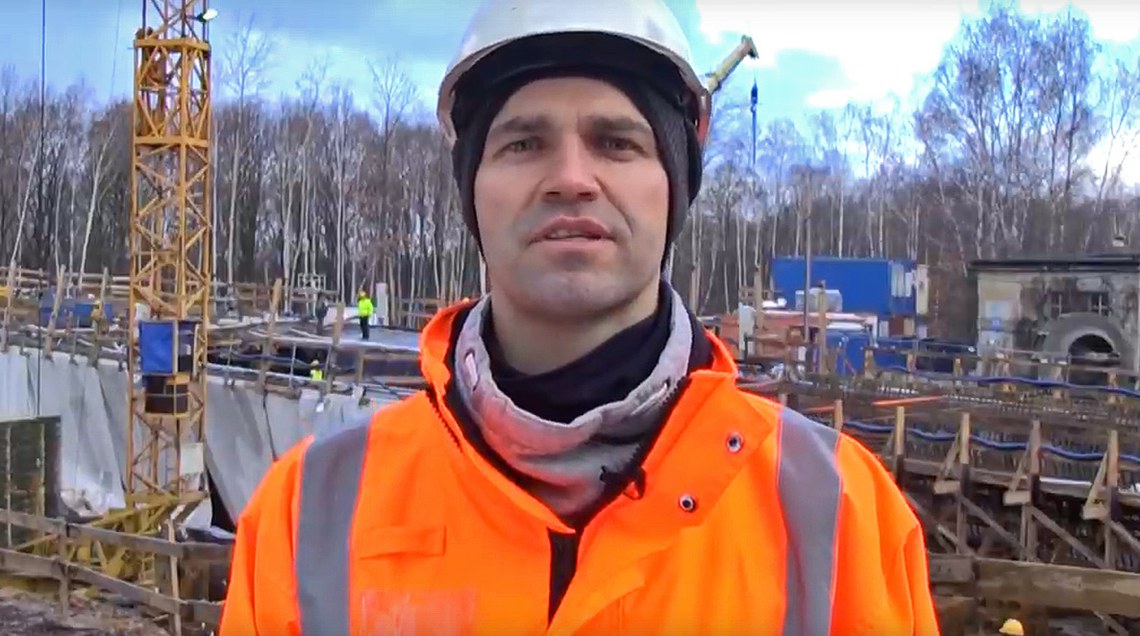 Adrian Dyraga, Manažer stavby mostů - Intercor